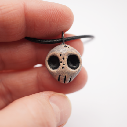 Mini Ceramic Necklace – Skull