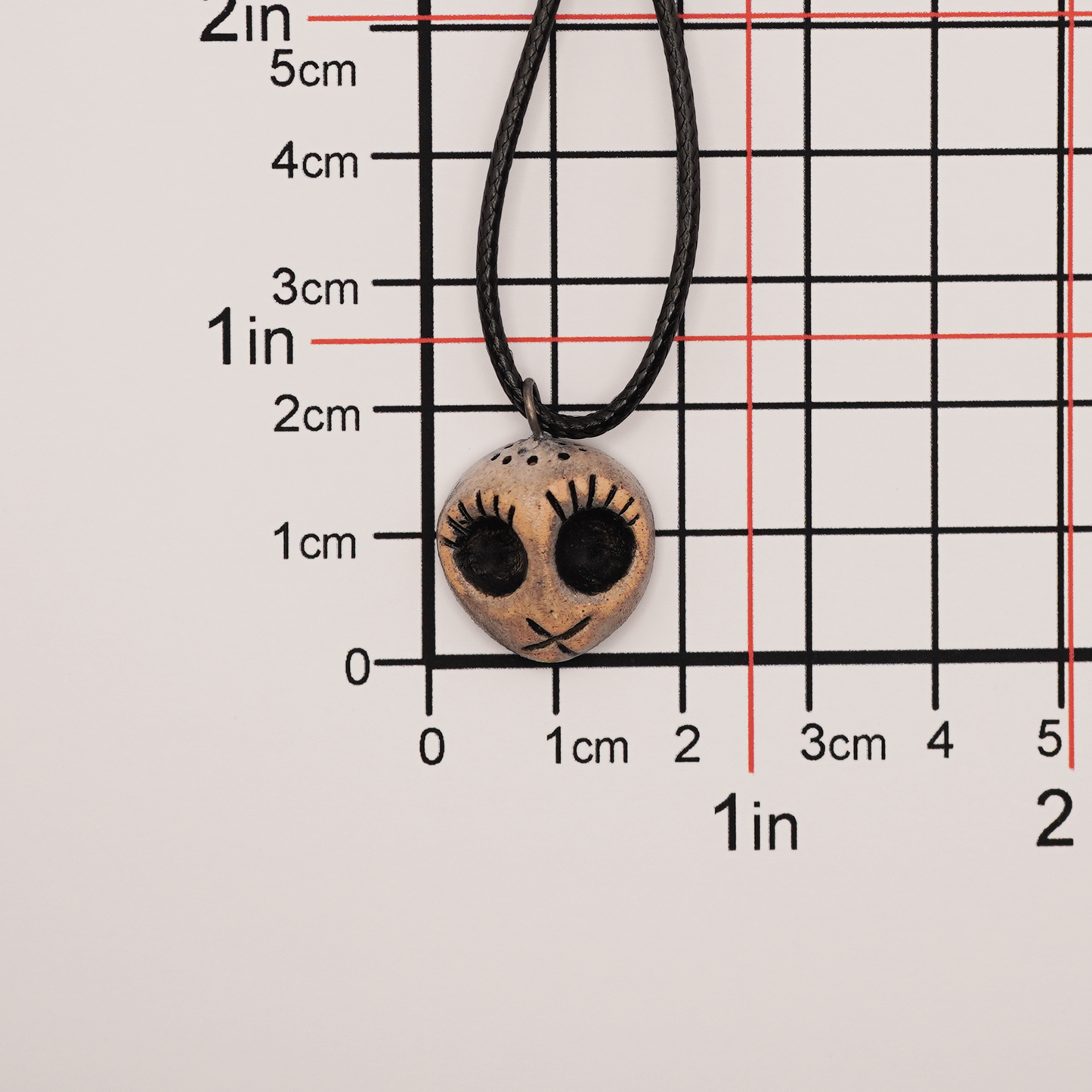 Mini Ceramic Necklace – Skull