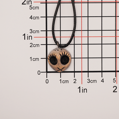 Mini Ceramic Necklace – Skull