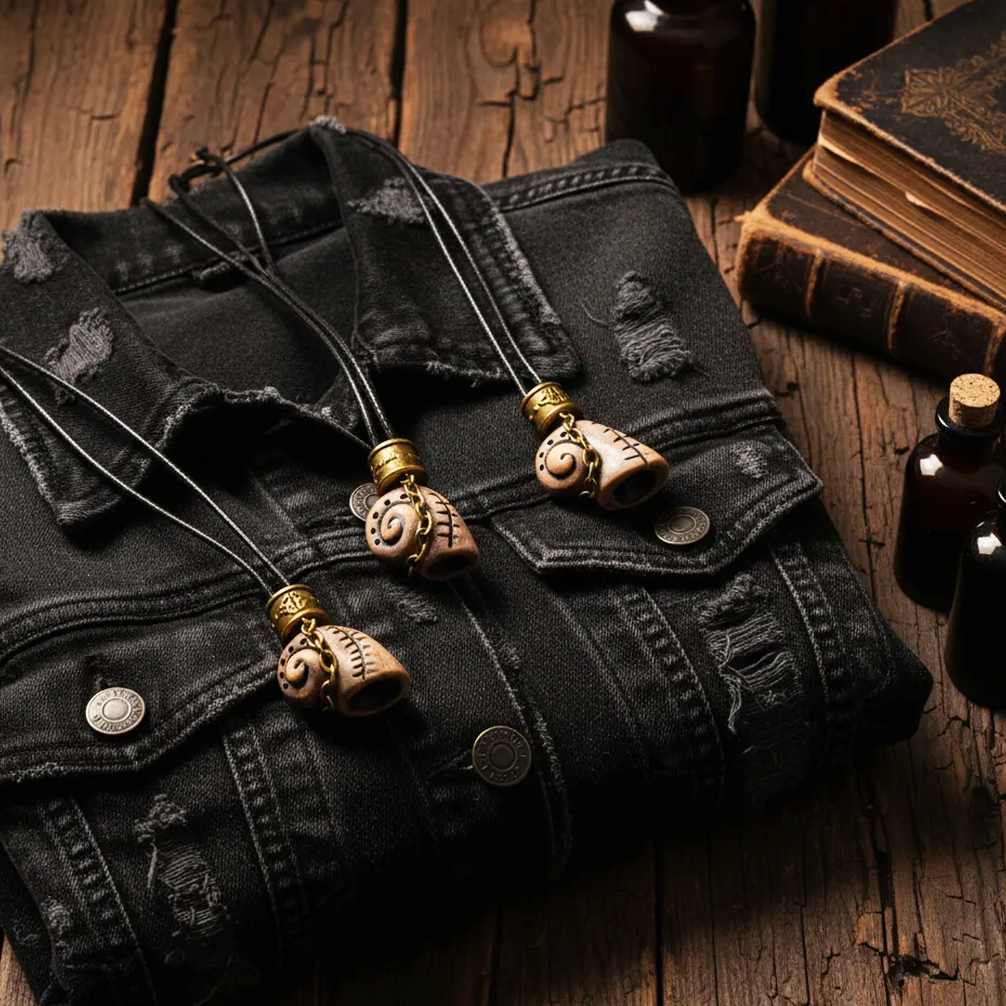 Ceramic Necklace – Handcrafted Snail Shell Necklace