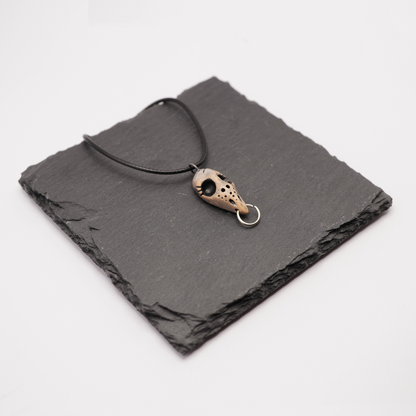 Ceramic Necklace – Mini Bird Skull