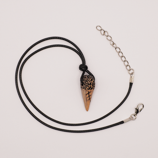 Ceramic Necklace - Tooth Pendant