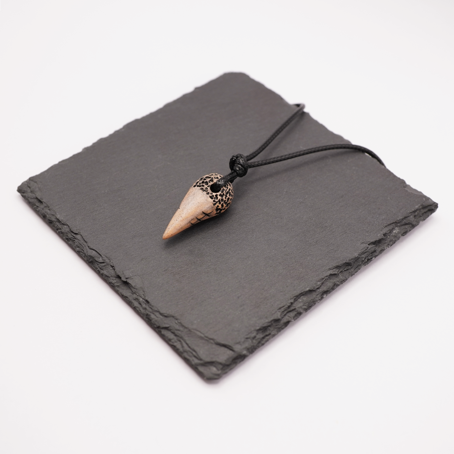 Ceramic Necklace - Tooth Pendant