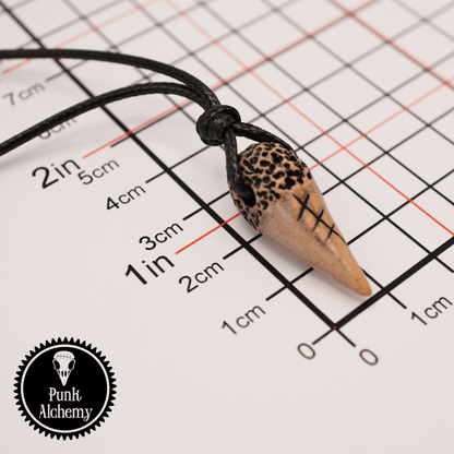 Ceramic Necklace - Tooth Pendant