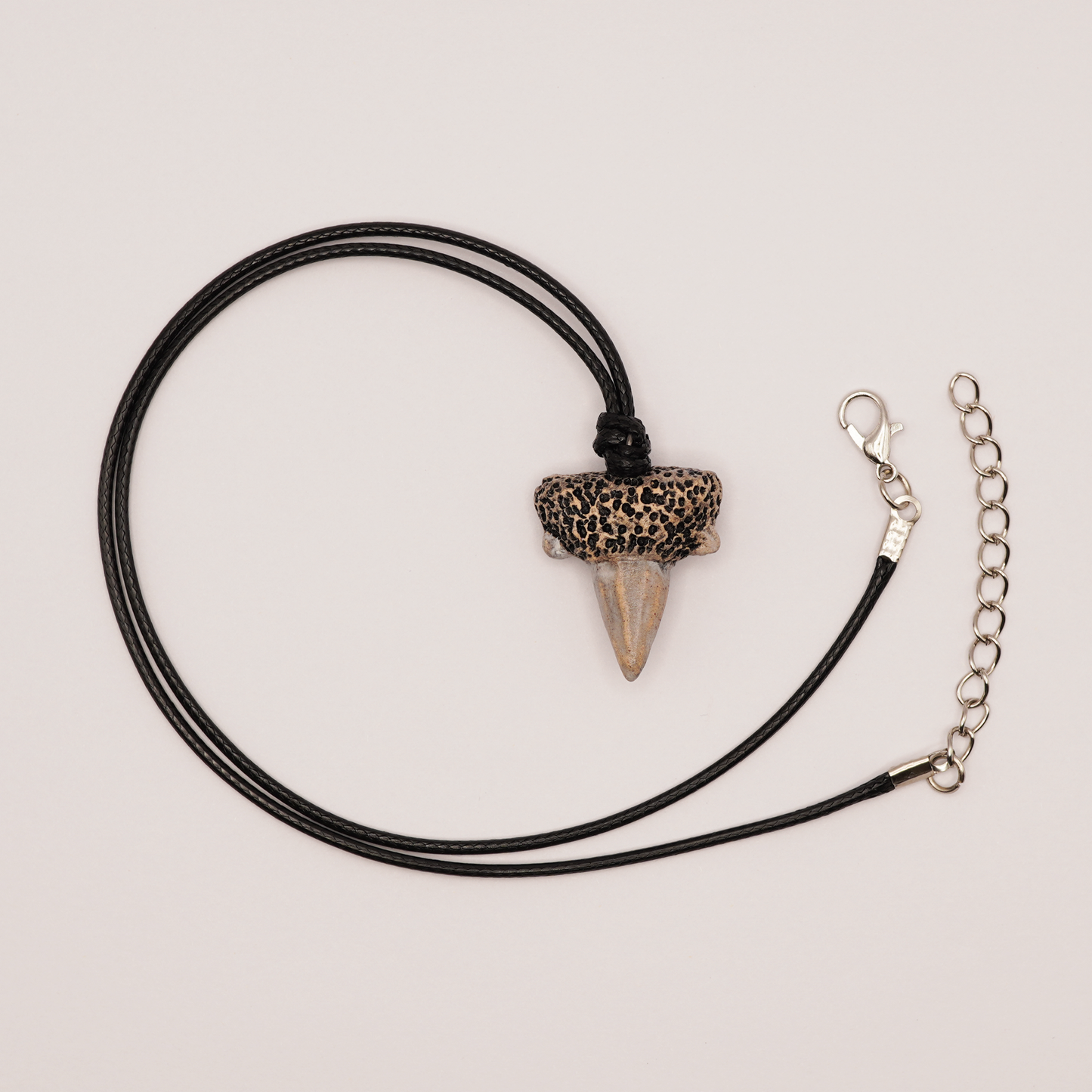 Ceramic Necklace - Shark Tooth Pendant