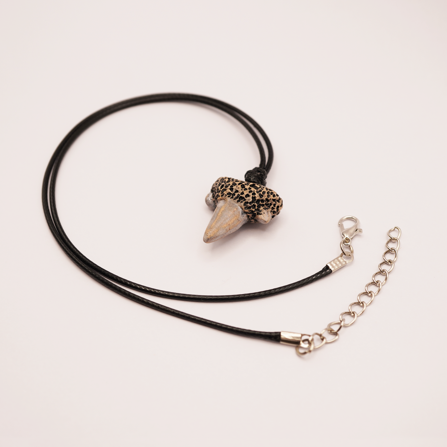 Ceramic Necklace - Shark Tooth Pendant