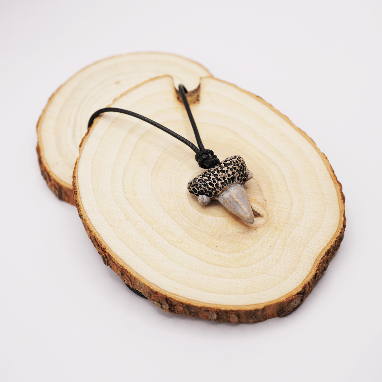 Ceramic Necklace - Shark Tooth Pendant